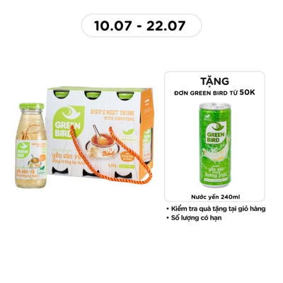 GREEN BIRD - Bird's Nest Drink &Cordyceps 185mlx6pcs image