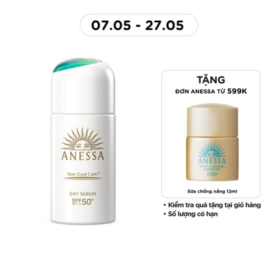 ANESSA - Serum Chống Nắng Nâng Tông Anessa Day Serum N Ngừa Lão Hóa Da SPF50+ PA++++ 30ml