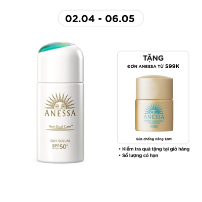 ANESSA - Serum Chống Nắng Nâng Tông Anessa Day Serum N Ngừa Lão Hóa Da SPF50+ PA++++ 30ml