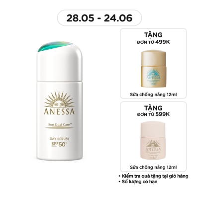 ANESSA - Serum Chống Nắng Nâng Tông Anessa Day Serum N Ngừa Lão Hóa Da SPF50+ PA++++ 30ml