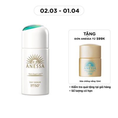 ANESSA Serum Chống Nắng Nâng Tông Anessa Day Serum N Ngừa Lão Hóa Da SPF50+ PA++++ 30ml