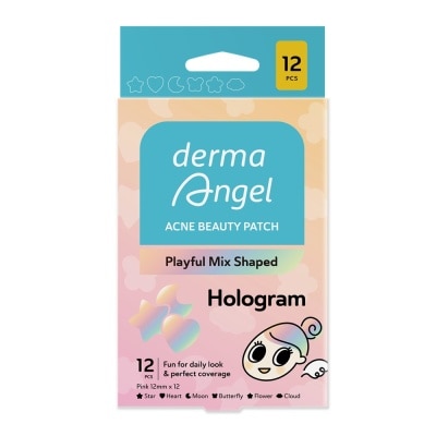 DERMA ANGEL Miếng Dán Mụn Dermaangel Acne Beauty Patch Hologram 12Pcs