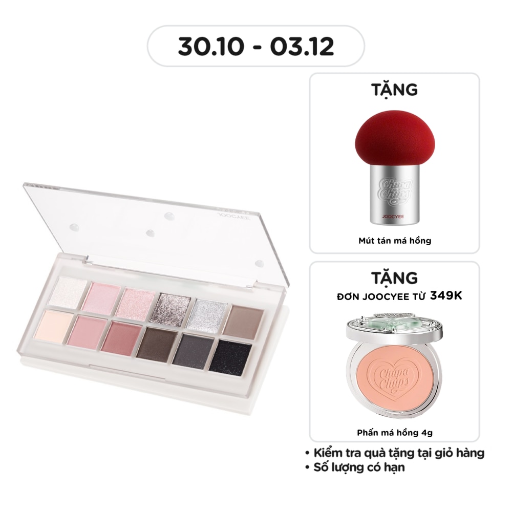 Bảng Phấn Mắt Joocyee 12 Shades Muilt-Use Palette 14g .#05 Night Of Pearl