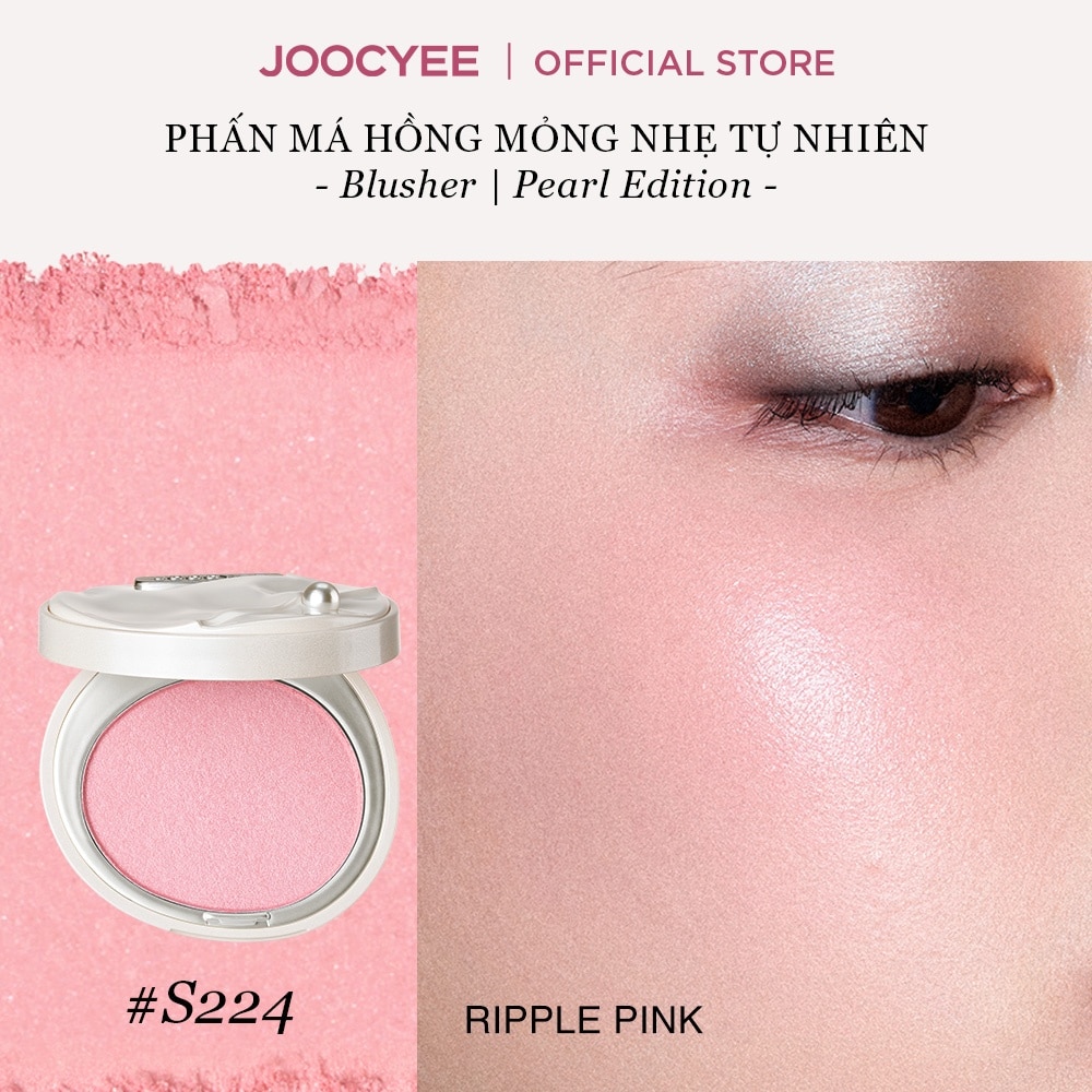 Phấn Má Hồng Joocyee Blush 4g .#S224 Ripple Pink