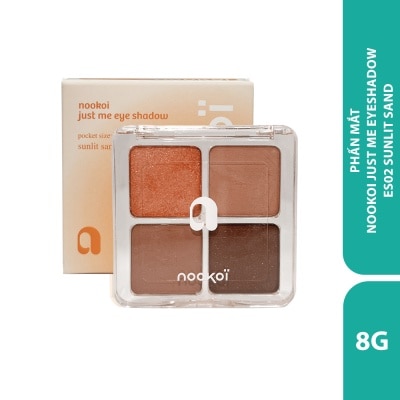 NOOKOI Phấn Mắt 4 Màu Nookoi Just Me Eyeshadow 8g .#ES02 Sunlit Sand