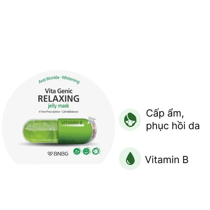 Mặt Nạ BNBG Phục Hồi Da Vita Genic Relaxing Jelly Mask 30ml