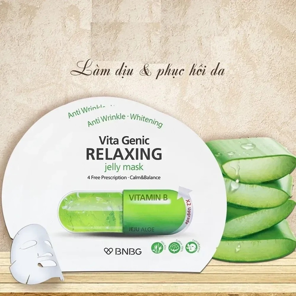Mặt Nạ BNBG Phục Hồi Da Vita Genic Relaxing Jelly Mask 30ml