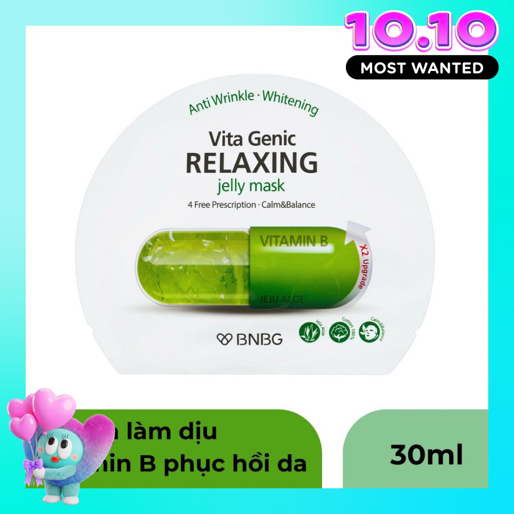 Mặt Nạ BNBG Phục Hồi Da Vita Genic Relaxing Jelly Mask 30ml image