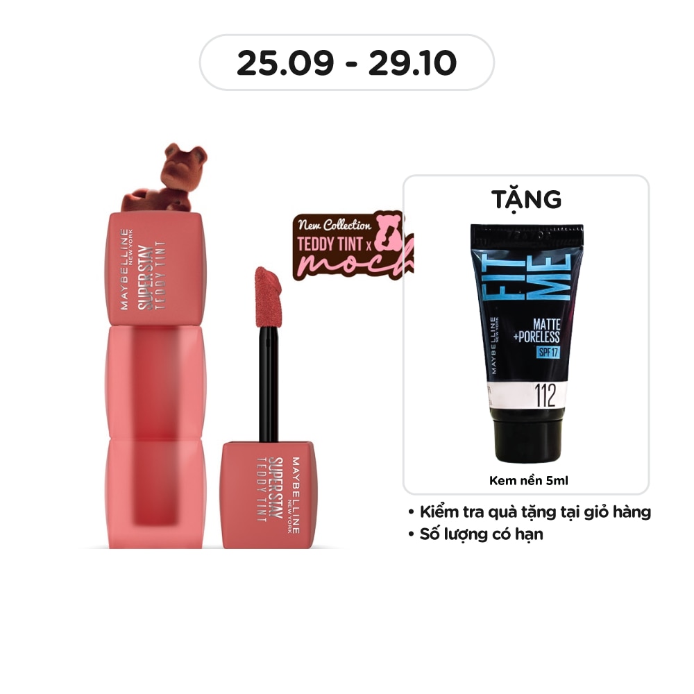 MAYBELLINE NEW YORK Superstay Teddy Tint 5ml .#125 Heart Locket