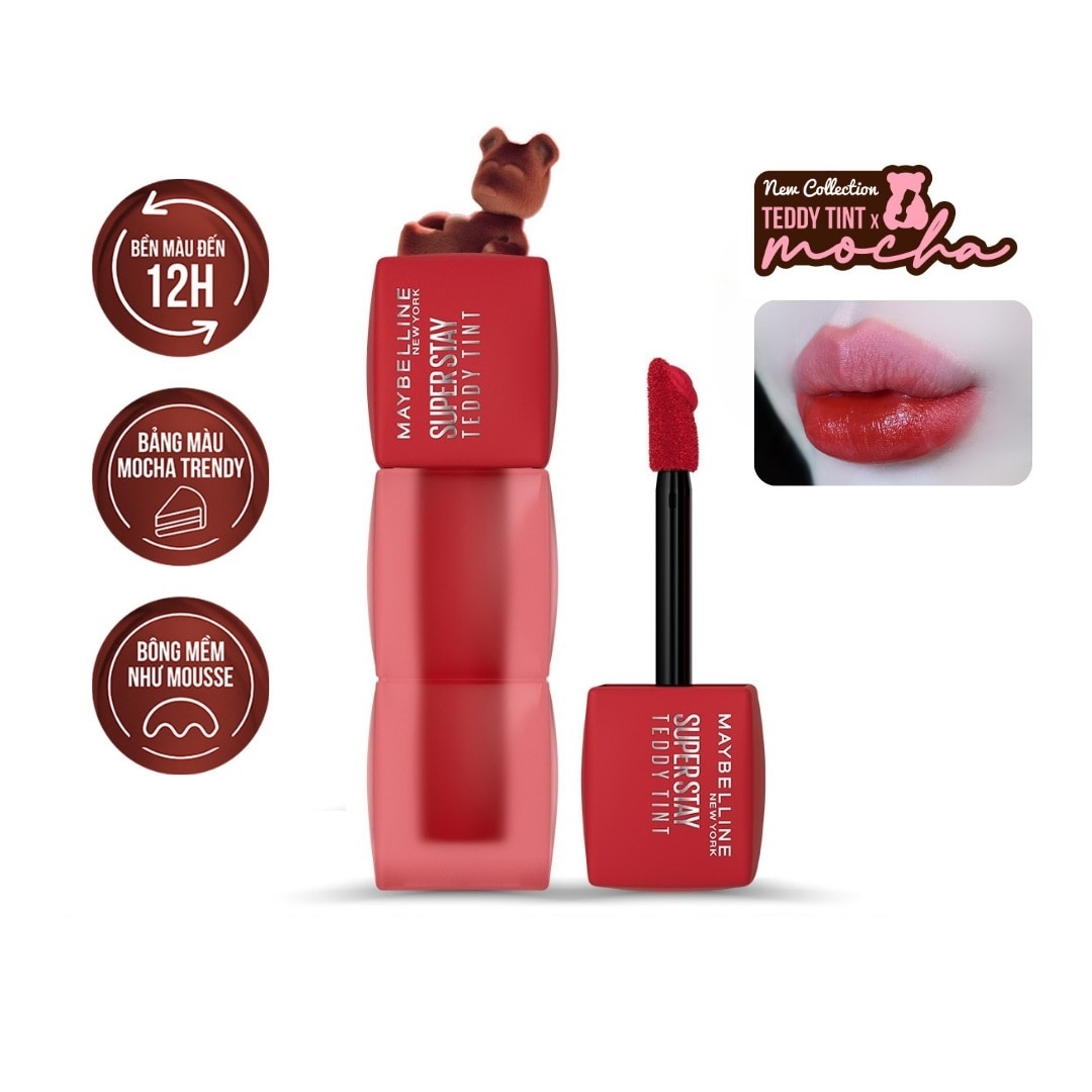 Superstay Teddy Tint 5ml .#130 Tomato Girl