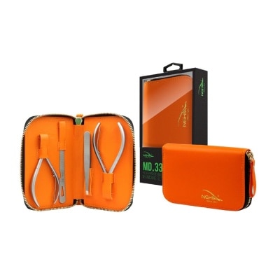 KỀM NGHĨA Kem Nghia Combo MD.33 (Cuticle Nippers + Nail Nippers + Tweezers + Sharp Tip Corner Remover)