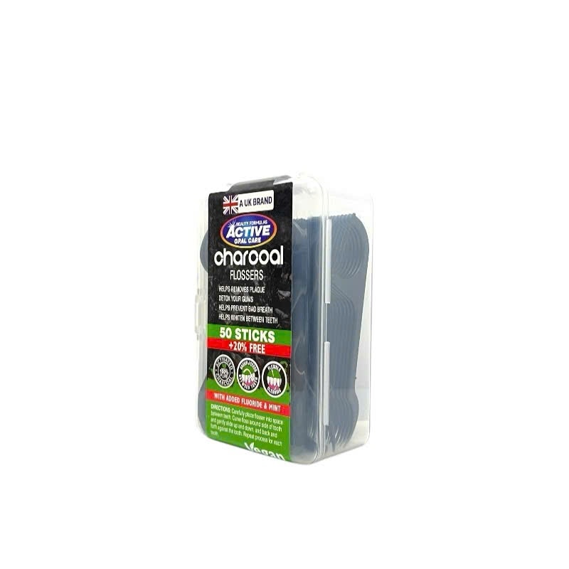Charcoal Flosser 50pcs