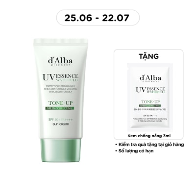 D'ALBA - Kem Chống Nắng d'Alba Clean Tea Tree Liposome Tone-Up Sun Cream(Green) SPF50+ PA++++ 50ml