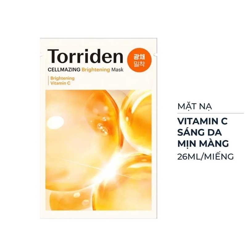 Mặt Nạ Torriden Cellmazing Vita C Brightening Mask 26ml