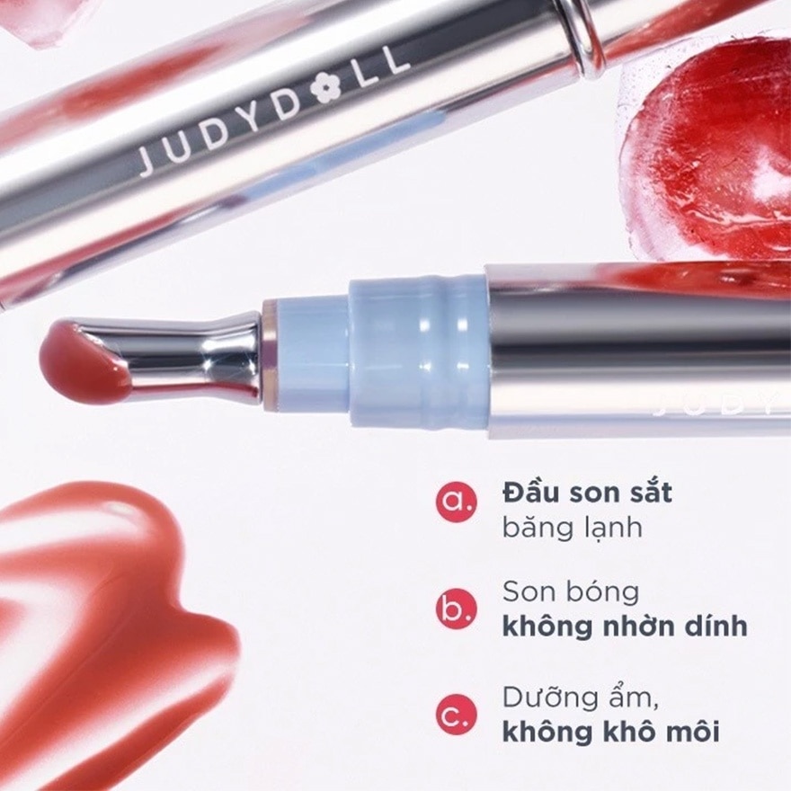 Son Bóng Dưỡng Môi Judydoll Watery Essence Lip Glaze 4ml .#G04