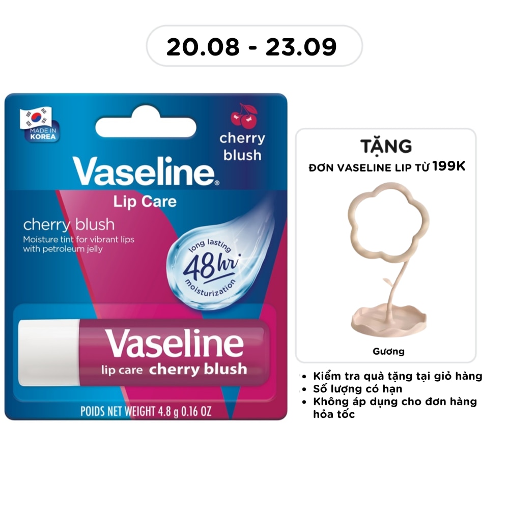 Son Dưỡng Vaseline Lip Care Cherry Blush 4.8g image