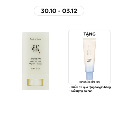 BEAUTY OF JOSEON Matte Sun Stick Mugwort + Camelia SPF50+ PA++++ 18g