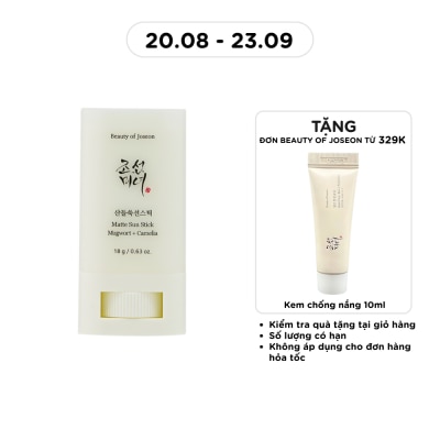 BEAUTY OF JOSEON - Sáp Chống Nắng Beauty Of Joseon Matte Sun Stick Mugwort + Camelia SPF50+ PA++++ 18g image