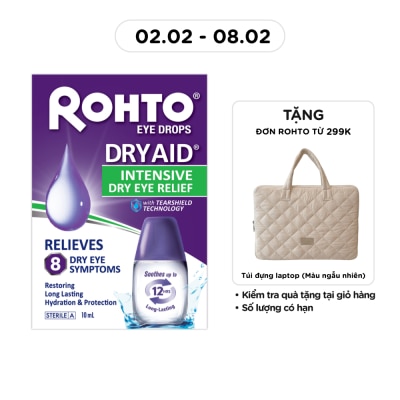 ROHTO Dung Dịch Nhỏ Mắt Rohto Dry Aid 10ml