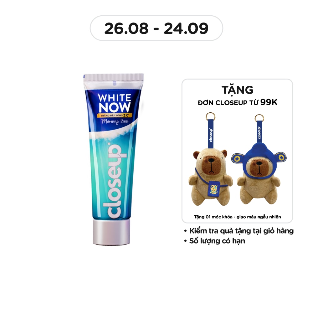Kem Đánh Răng Closeup White Now Morning Kiss 100g