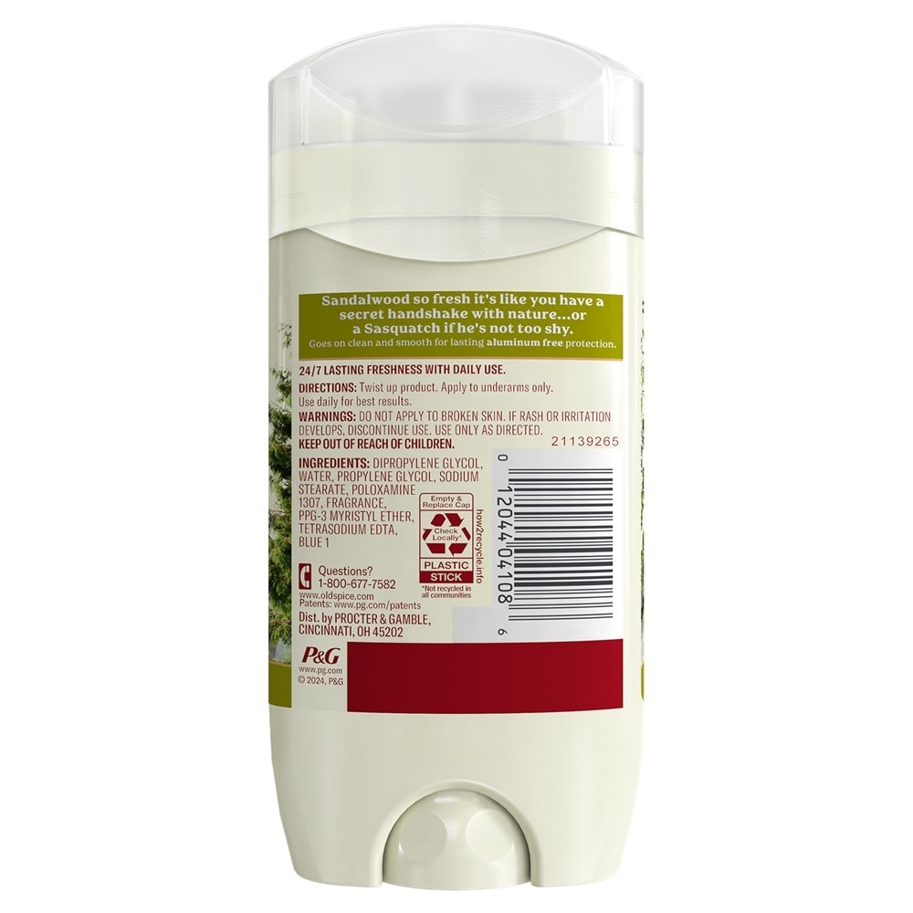 Sáp Khử Mùi Old Spice Timber 85g