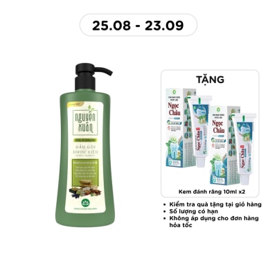 NGUYÊN XUÂN - Dầu Gội Dược Liệu Nguyên Xuân Hương Bưởi 450ml/470g image