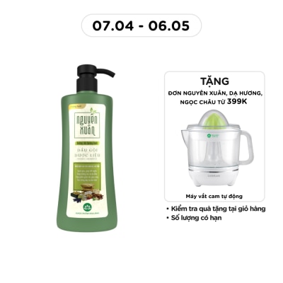 NGUYÊN XUÂN - Dầu Gội Dược Liệu Nguyên Xuân Hương Bưởi 450ml/470g