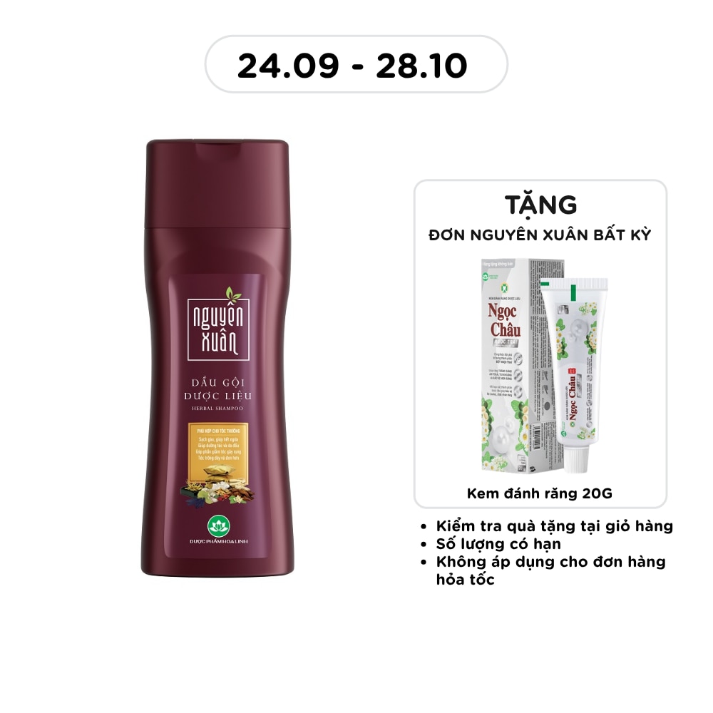 Dầu Gội Dược Liệu Nguyên Xuân Cho Tóc Thường 250ml/260g
