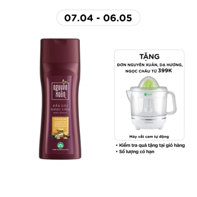 NGUYÊN XUÂN - Dầu Gội Dược Liệu Nguyên Xuân Cho Tóc Thường 250ml/260g