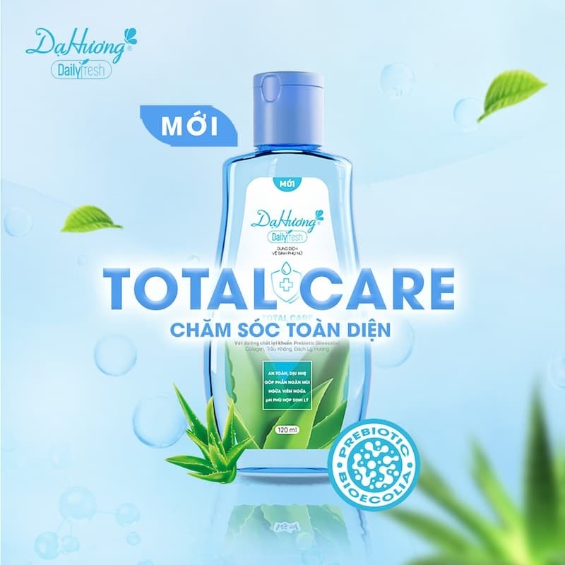 Dung Dịch Vệ Sinh Phụ Nữ Dạ Hương Daily Fresh Total Care 120ml