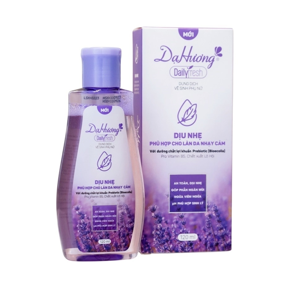 Dung Dịch Vệ Sinh Phụ Nữ Dạ Hương Daily Fresh Dịu Nhẹ 120ml
