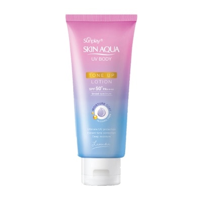 SUNPLAY - Chống Nắng Sunplay Skin Aqua Dưỡng Thể Nâng Tông UV Body Toneup Lotion Lavender SPF50+ PA++++ 130g