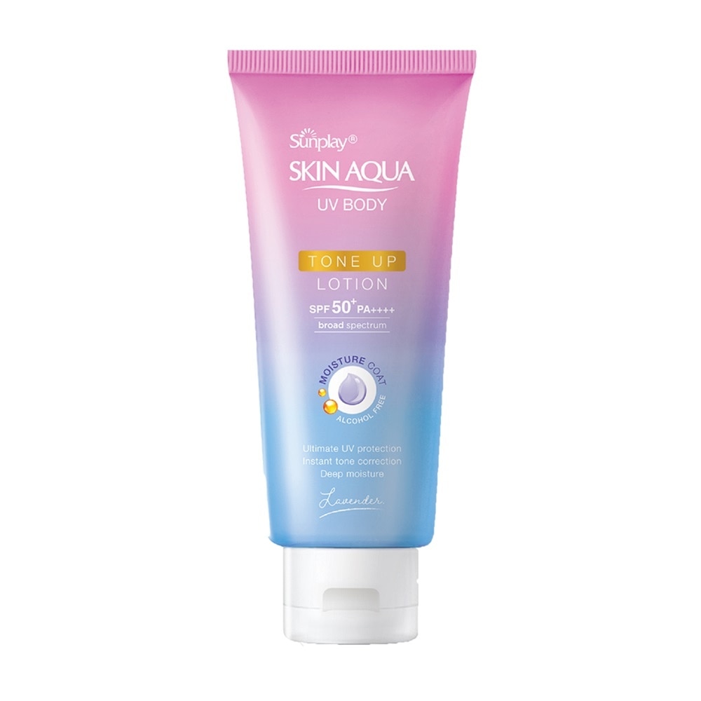 Chống Nắng Sunplay Skin Aqua Dưỡng Thể Nâng Tông UV Body Toneup Lotion Lavender SPF50+ PA++++ 130g image