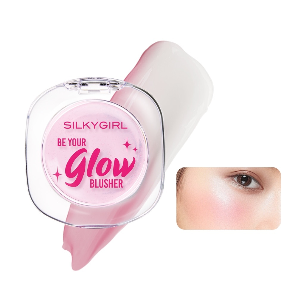 Má Hồng Thạch Silkygirl Be Your Glow Blusher 4g .#01 Cherry