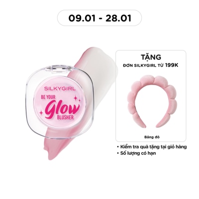 SILKYGIRL Be Your Glow Blusher 4g .#01 Cherry