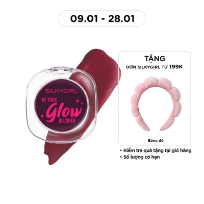 SILKYGIRL Be Your Glow Blusher 4g .#02 Berry