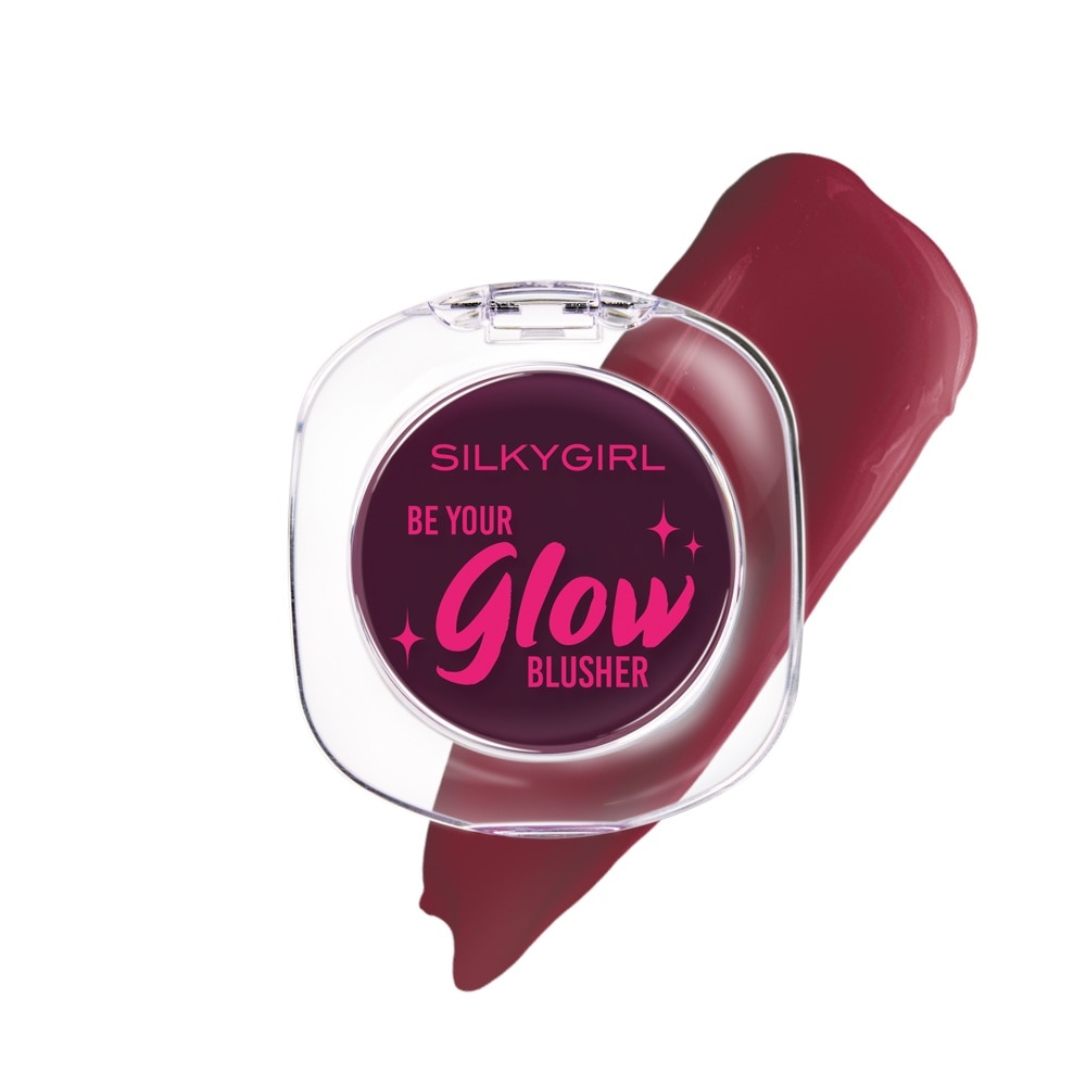 Má Hồng Thạch Silkygirl Be Your Glow Blusher 4g .#02 Berry