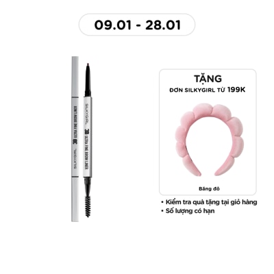 SILKYGIRL 3D Ultra Fine Brown Liner 0.1g .#01 Soft Brown