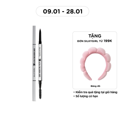 SILKYGIRL 3D Ultra Fine Brown Liner 0.1g .#02 Mocha Brown