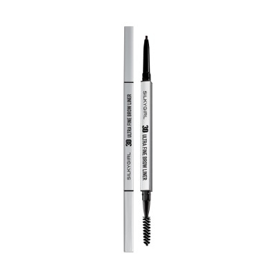 SILKYGIRL Chì Kẻ Mày 2 Đầu Silkygirl 3D Ultra Fine Brown Liner 0.1g .#02 Mocha Brown