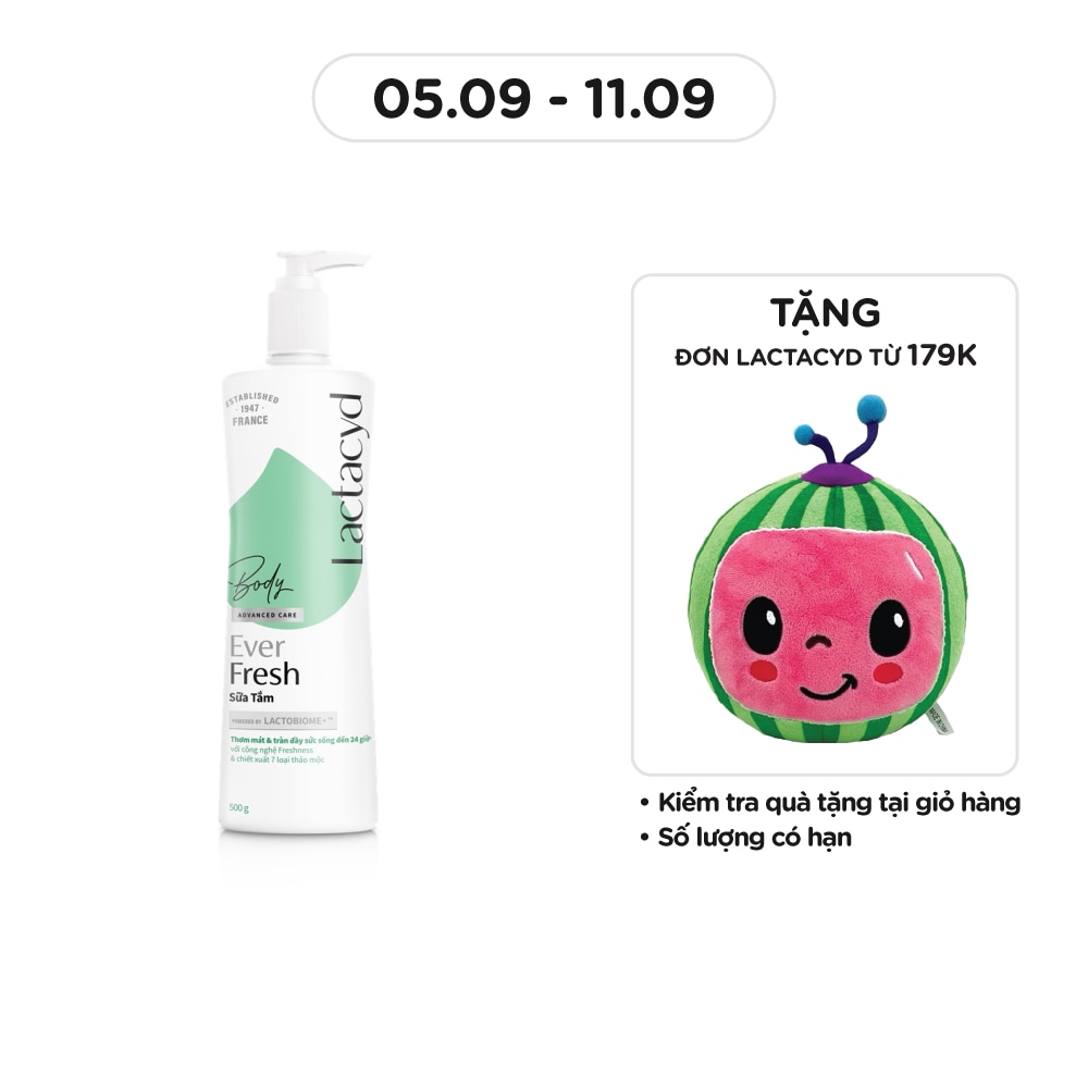 Sữa Tắm Lactacyd Ever Fresh 500g