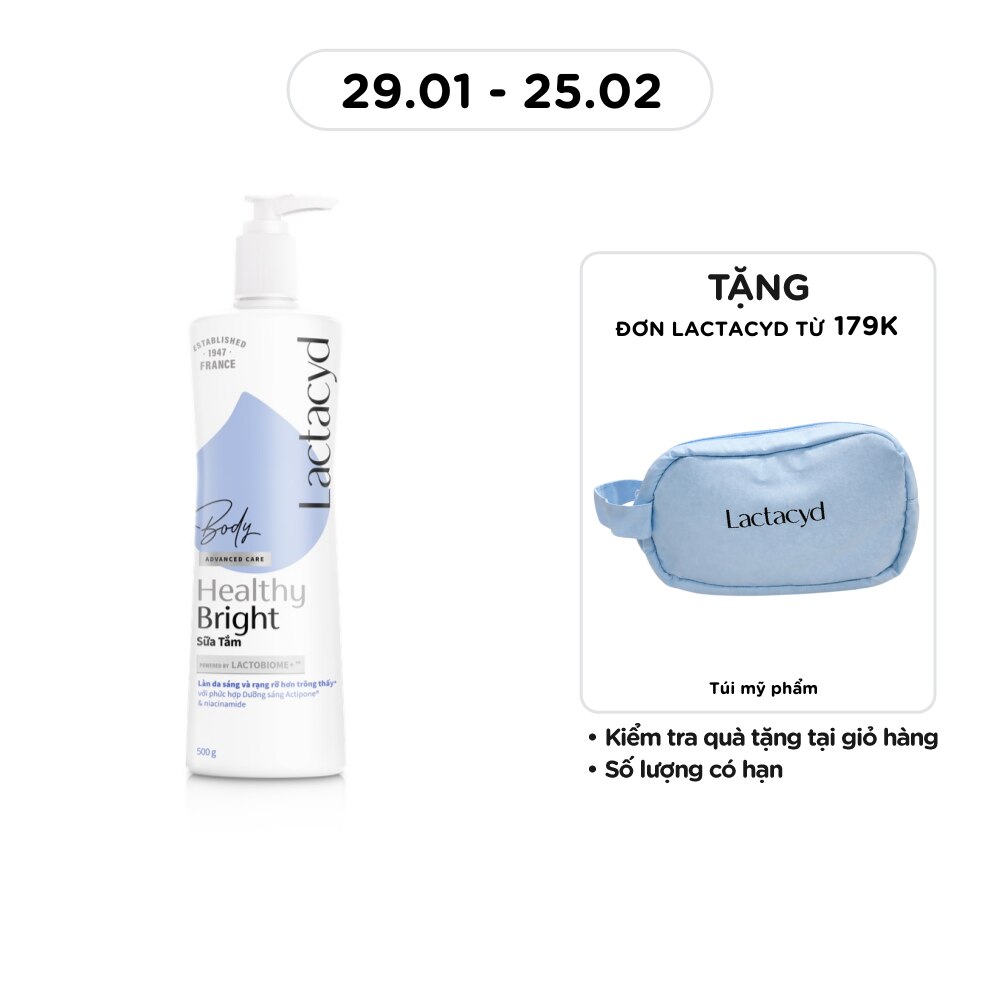 Sữa Tắm Lactacyd Healthy Bright 500g