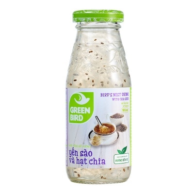 GREEN BIRD Nước Uống Bổ Dưỡng Green Bird Yến Sào Và Hạt Chia 185ml