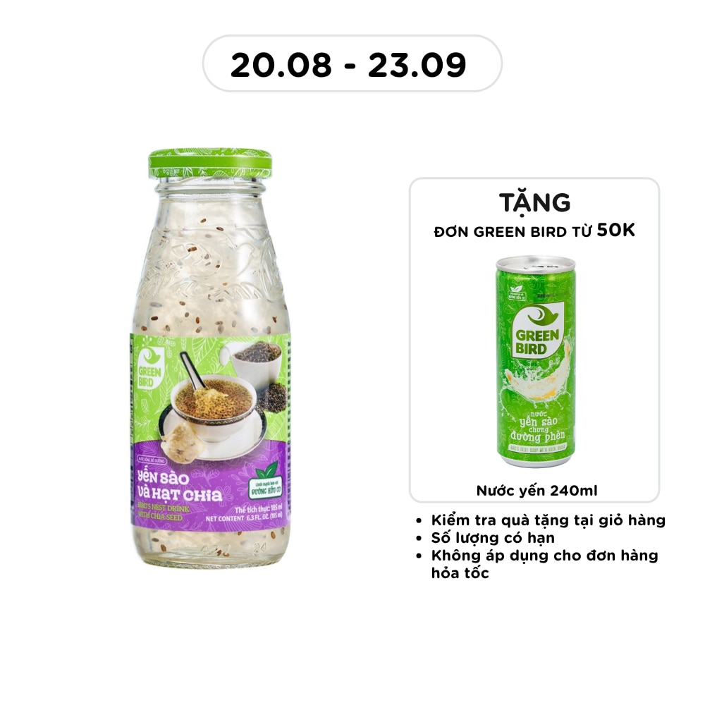 Bird's Nest Drink&Chia Seeds 185ml