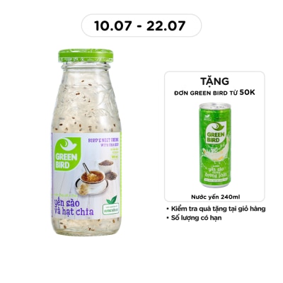 GREEN BIRD - Bird's Nest Drink&Chia Seeds 185ml image