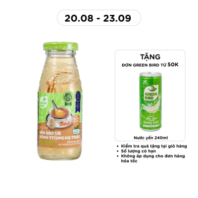 GREEN BIRD Nước Uống Bổ Dưỡng Green Bird Yến Sào Và Đông Trùng Hạ Thảo 185ml image