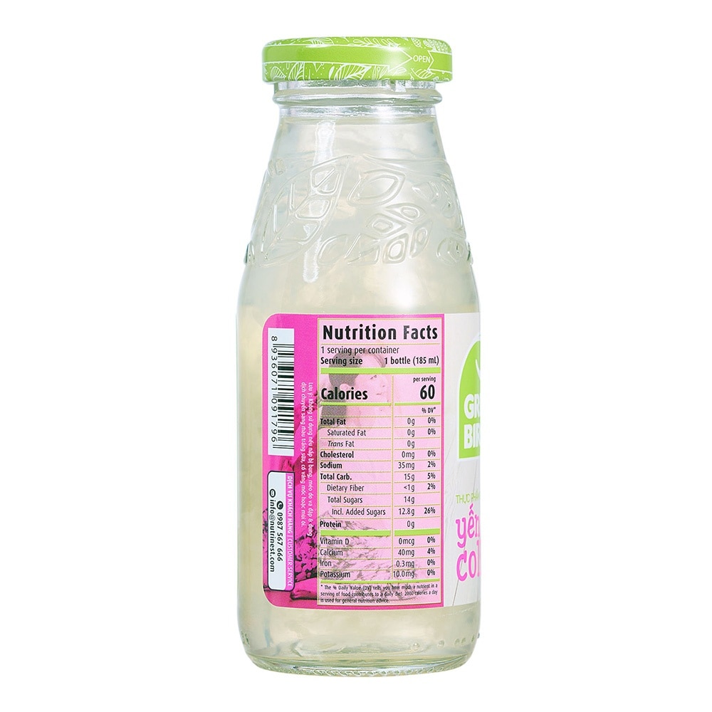 Thực Phẩm Bổ Sung Green Bird Yến Sào Collagen 185ml