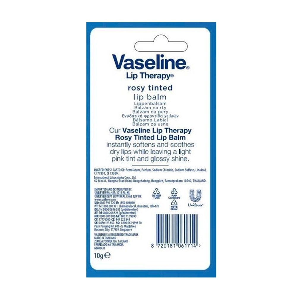 Vaseline Lip Therapy Rosy Tinted Lip Balm 10g