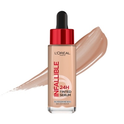 L'OREAL PARIS Kem Nền L'Oreal Paris Infallible 24H Tinted Serum 30ml .#3-4 Light - Medium
