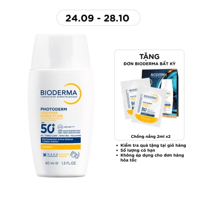 BIODERMA Sữa Chống Nắng Bioderma Photoderm Xdefense Ultra Fluid SPF50+ PA++++ 40ml . image